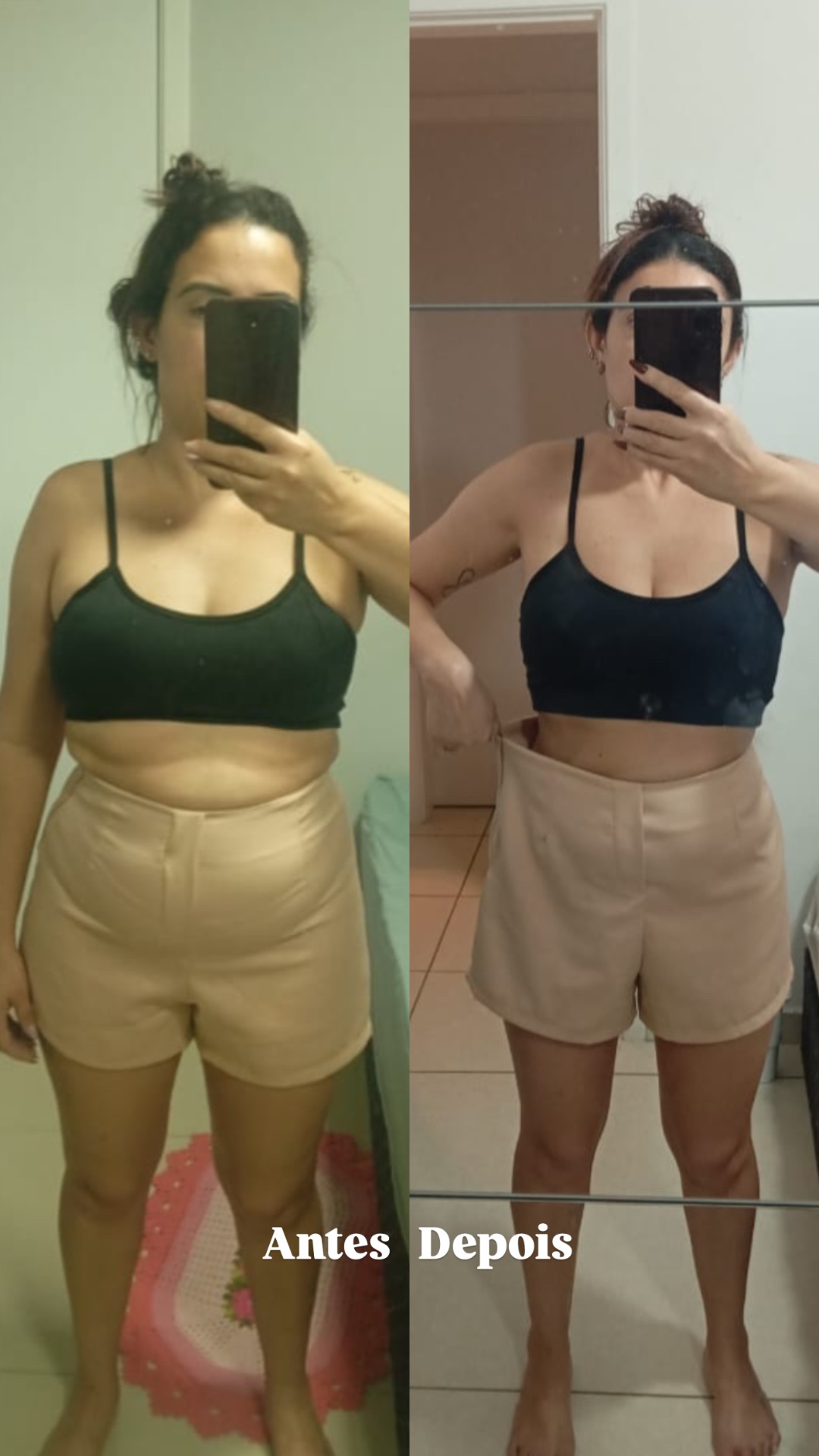 Transformação corporal - antes e depois 3